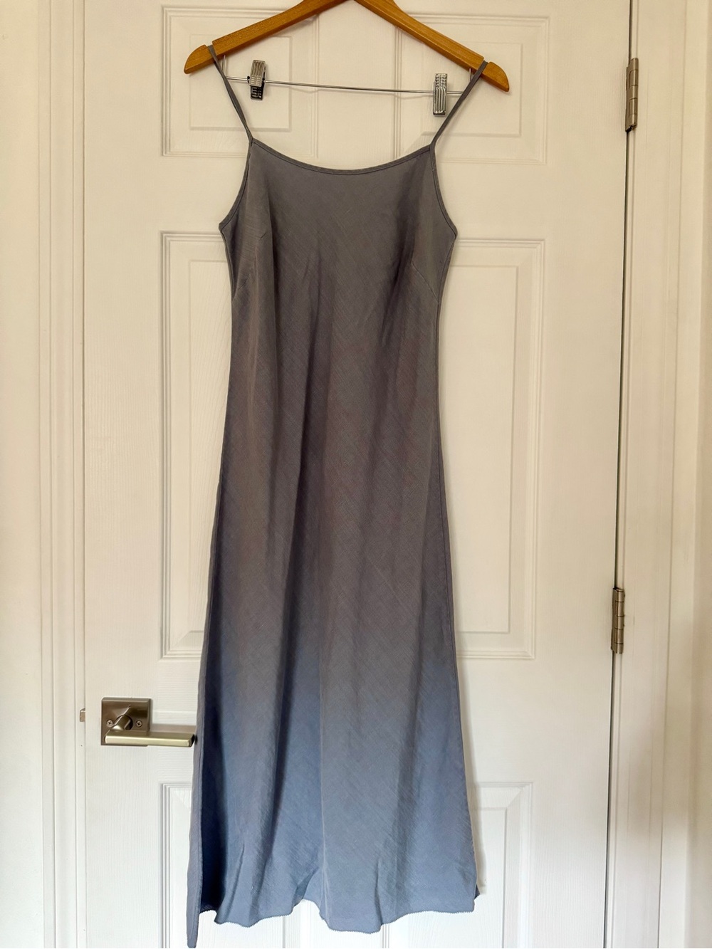 Margaret O'Leary Light Blue Maxi Slip Dress